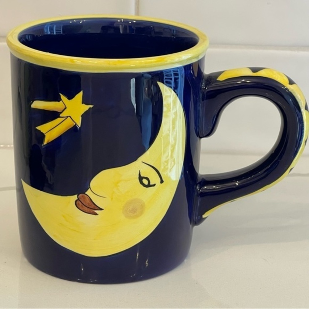 2000 Starbucks y2k celestial barista 20oz moon and stars mug collector